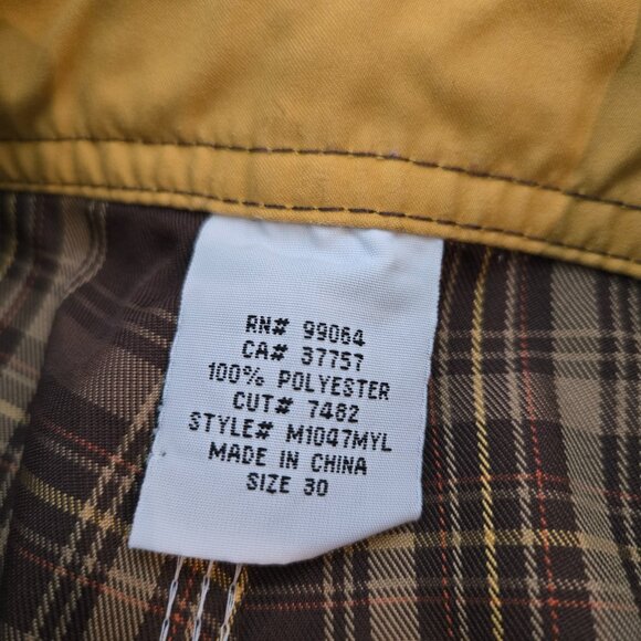 Billabong Scottish Plaid Long Cargo Board Shorts Lace Fly Metallic Logo Surf 30 - Picture 6 of 6